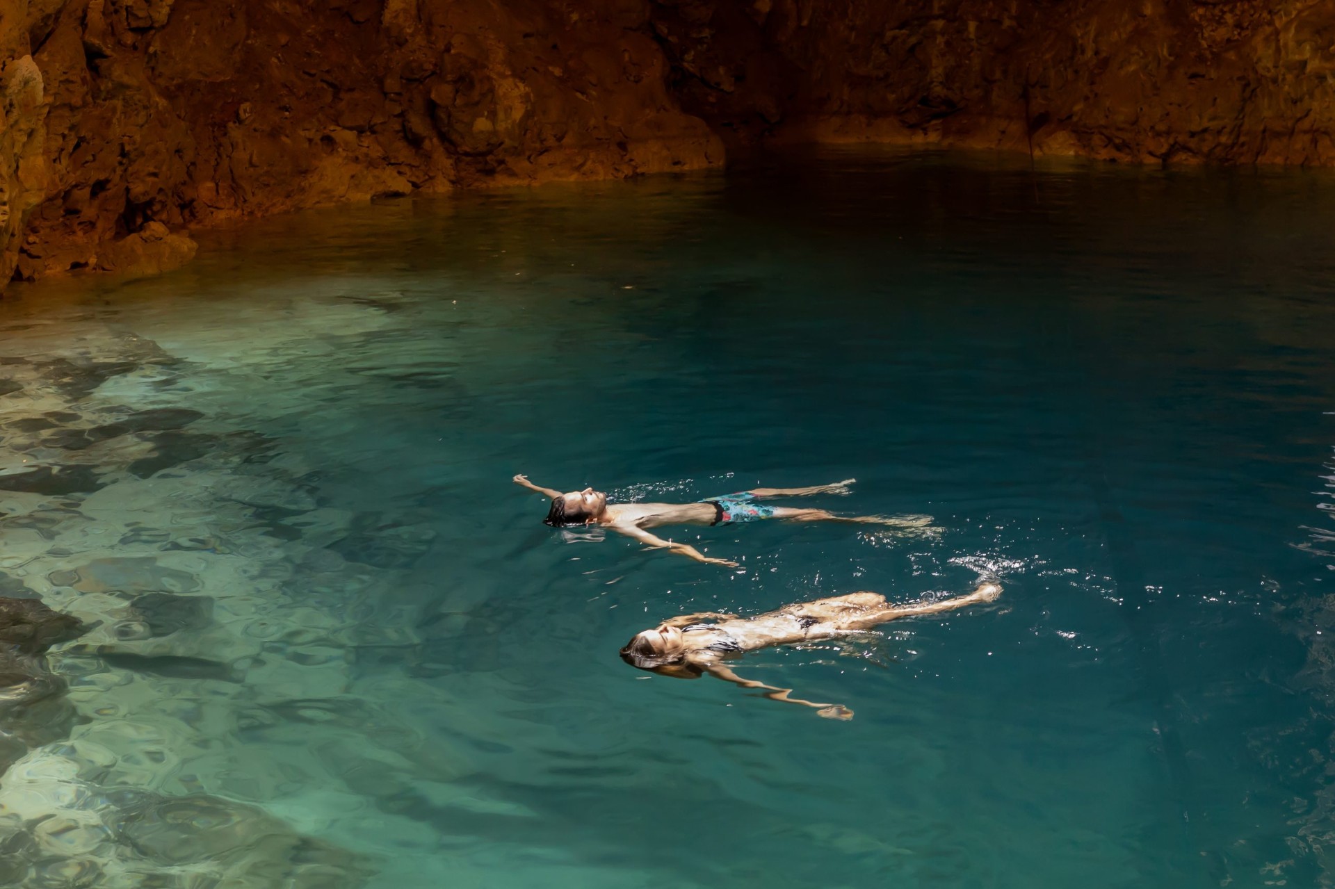 The on-site cenote — a sacred Mayan water source and the estate's most restorative ritual.