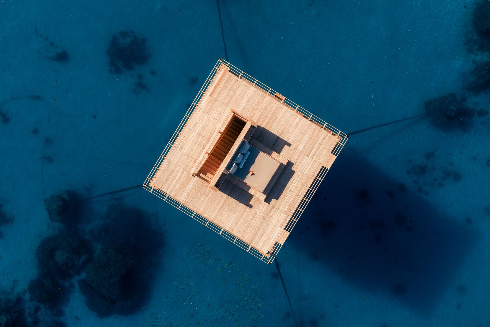 Aerial of The Manta Resort