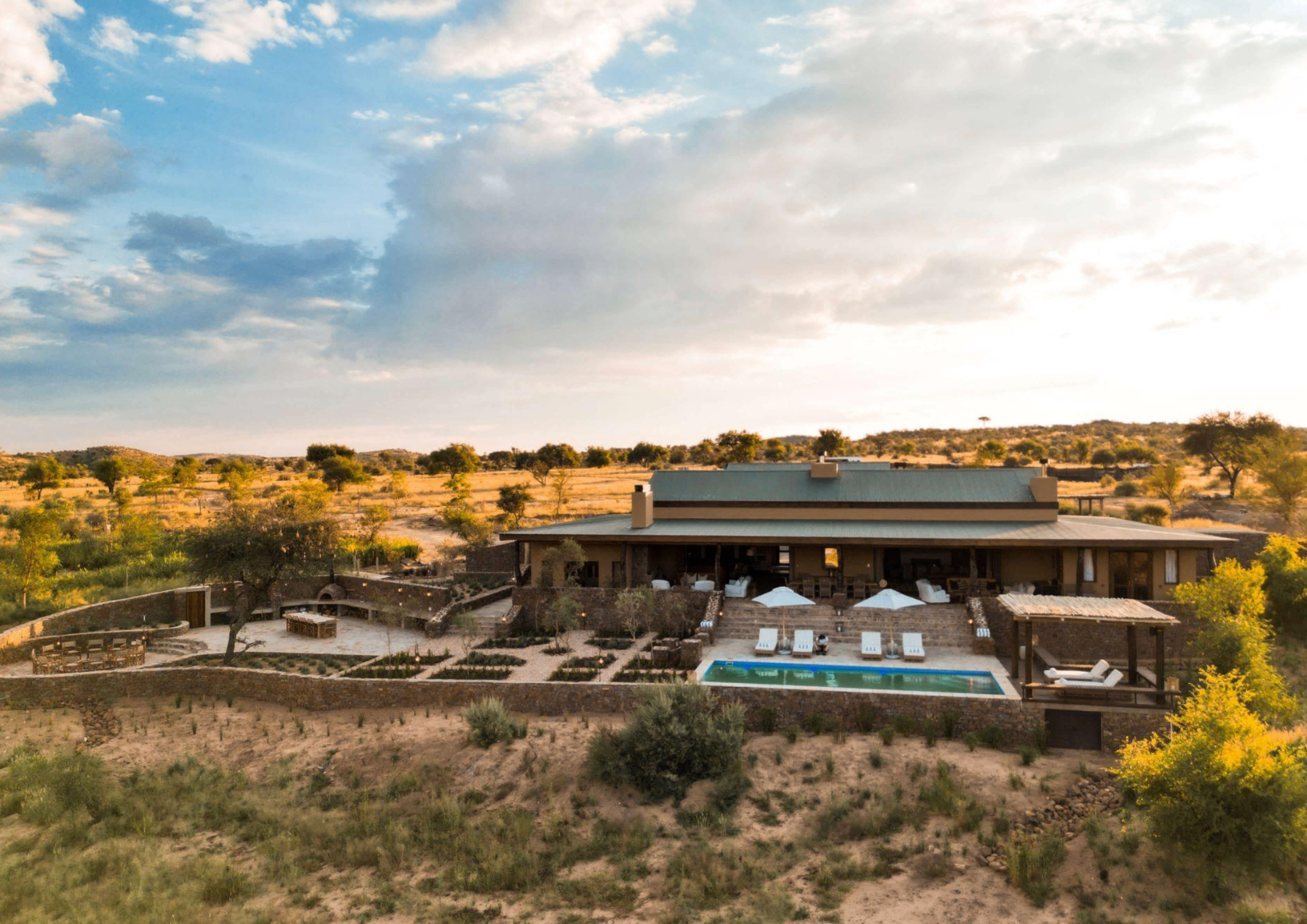 Waldeck Namibia aerial view