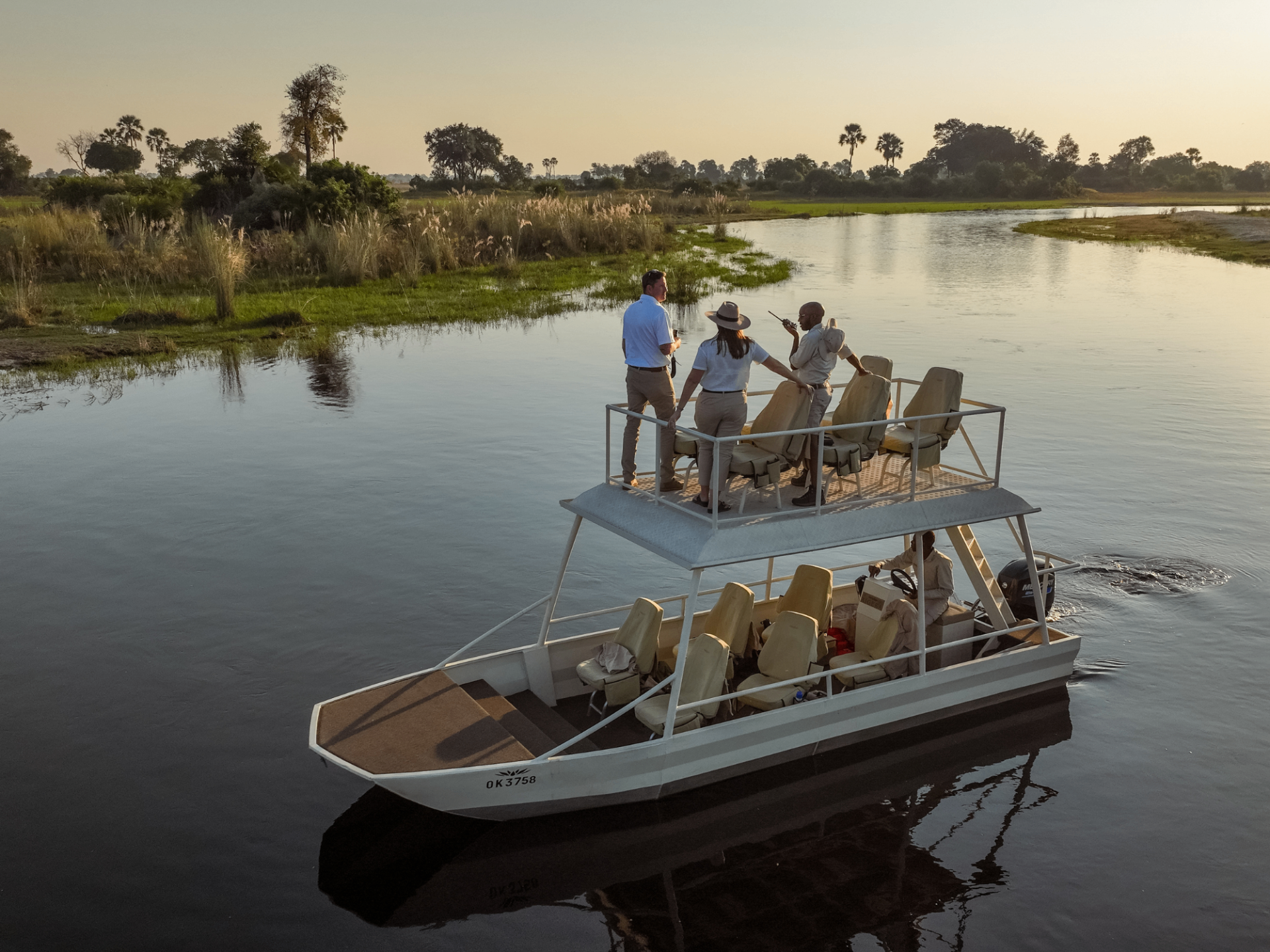 Mokoro on the Okavango