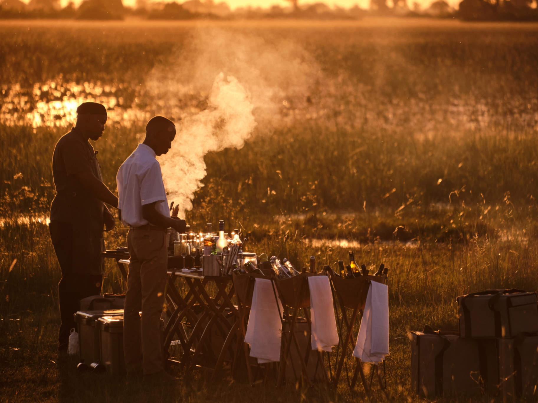 Sundowner on the floodplain